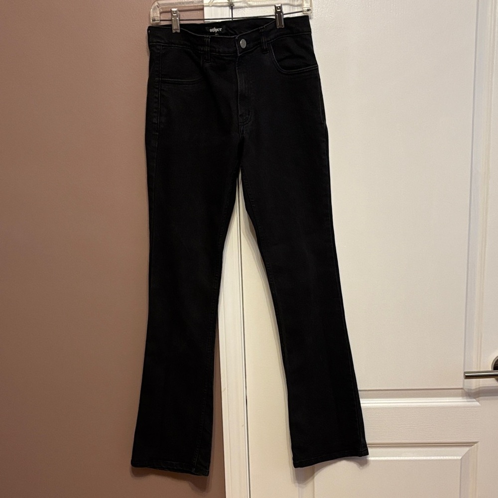 SOLD Other UK Hendrix Flared Jeans in Washed Black 30x30